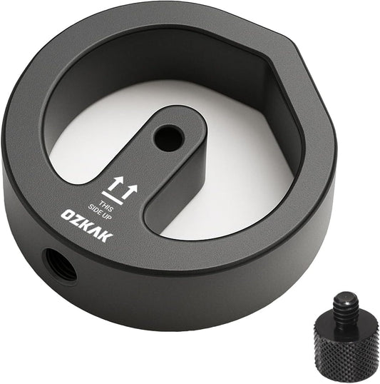 Tripod Mount Adapter Compatible with Starlink Mini, 1/4"-20 to 3/8"-16 Thread Aluminum Tripod Mount Conversion Adapter for Original Mini Pipe Adapter and Flat Mount