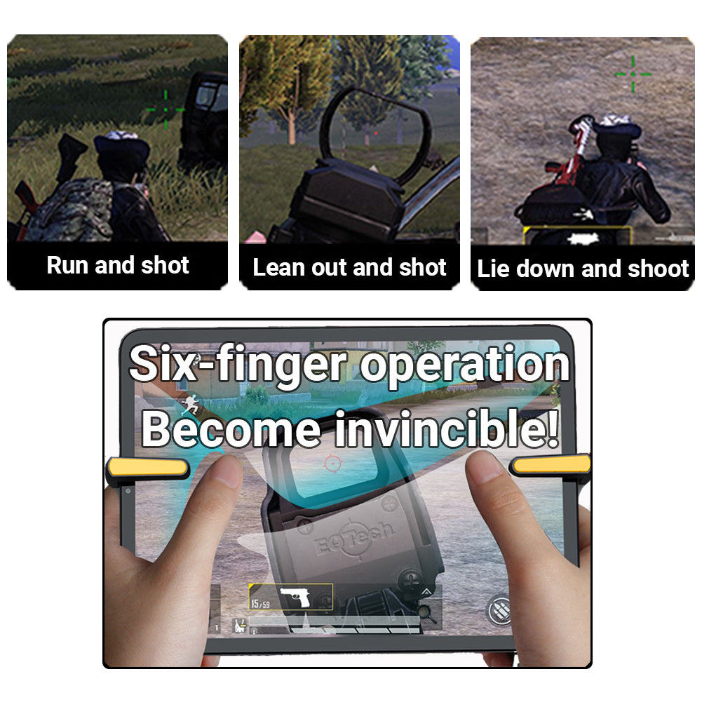 PUBG Game Controller Rapid Fire 6 Fingers for iPad and Tablet【AK19】
