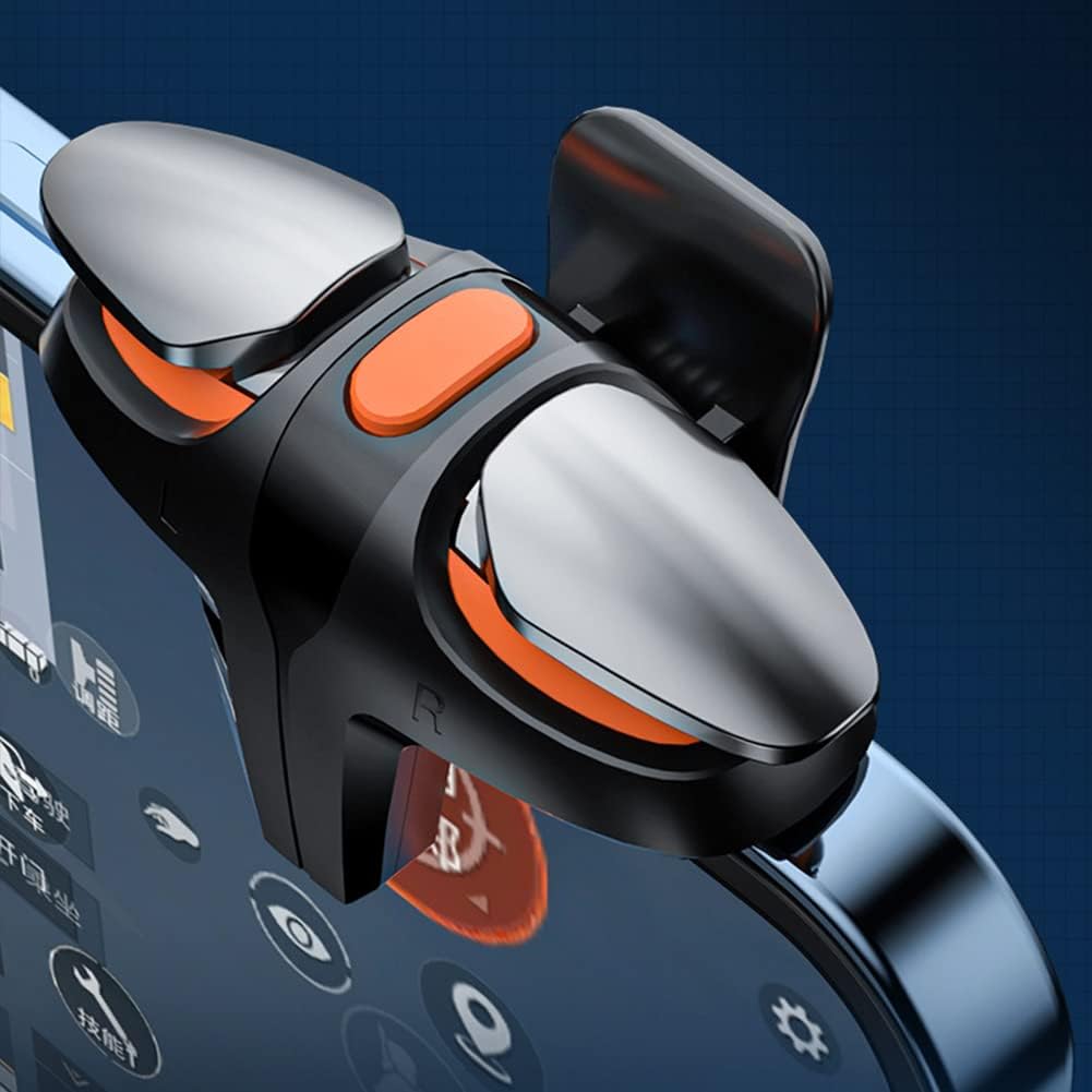 Ozkak Gaming Phone Controller Triggers Joystick Mobile Game Controller L1R1 Accessories for PUBG Call of Duty iPhone iOS Android Smartphone【1 pair】