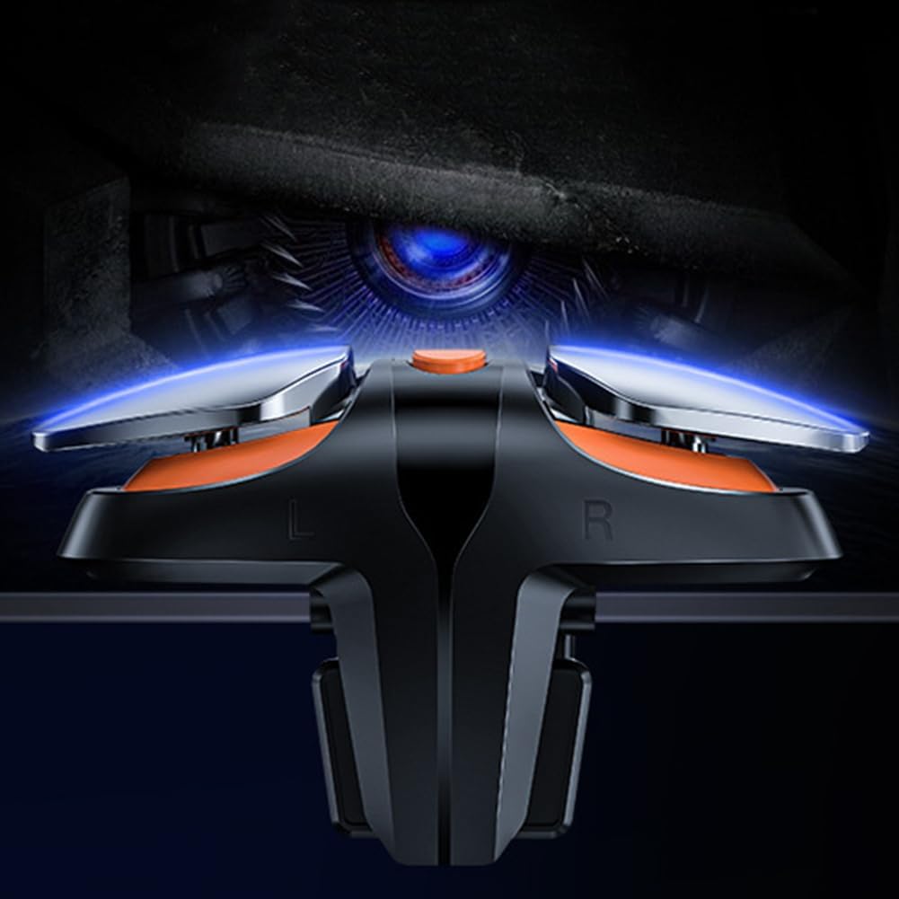 Ozkak Gaming Phone Controller Triggers Joystick Mobile Game Controller L1R1 Accessories for PUBG Call of Duty iPhone iOS Android Smartphone【1 pair】