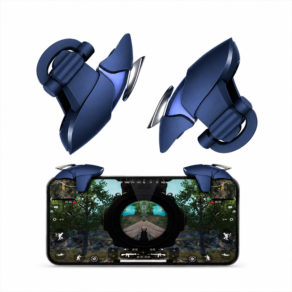 PUBG Mobile Triggers L1R1, Blue shark [AK13]