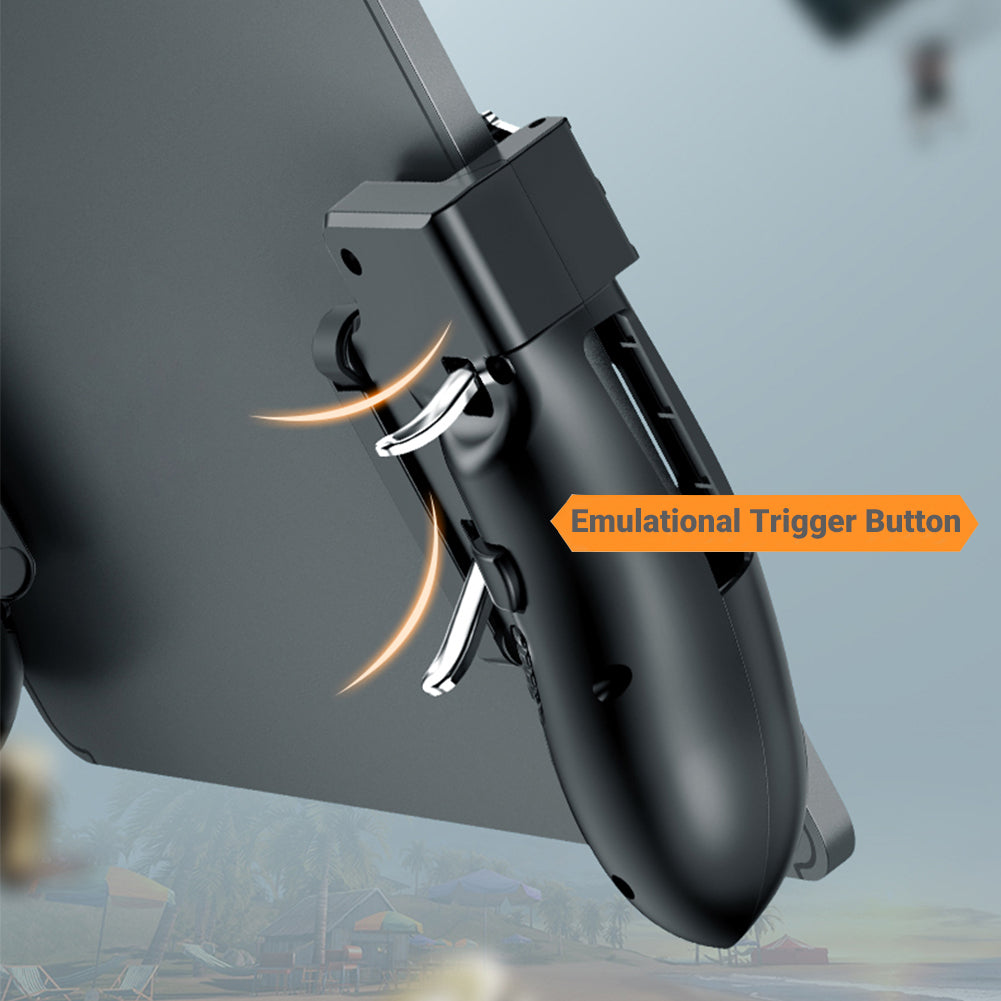 Tablet Game Controller 4 Triggers Gaming Grip for iPad and Android【AK14】